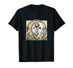 Illustration fleurs iris d'occasion  Livré partout en France