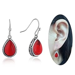 Ruby drop dangle for sale  Delivered anywhere in USA 