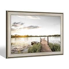 Framed lake canvas for sale  Delivered anywhere in USA 