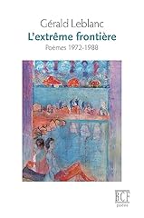 Extrême frontière poèmes d'occasion  Livré partout en France