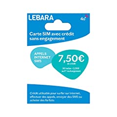 Lebara sim karte gebraucht kaufen  Wird an jeden Ort in Deutschland