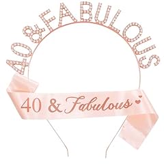 40th birthday sash for sale  Delivered anywhere in UK