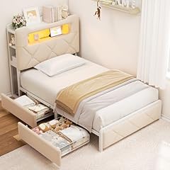 Twin upholstered led for sale  Delivered anywhere in USA 