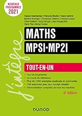Maths mpsi mp2i d'occasion  Livré partout en Belgiqu