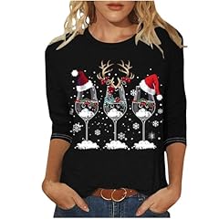 Christmas shirt women for sale  Delivered anywhere in UK