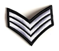 Sergeant stripes iron for sale  Delivered anywhere in UK