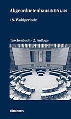 Abgeordnetenhaus berlin 18. d'occasion  Livré partout en France