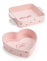 Pink ceramic baking for sale  Delivered anywhere in USA 
