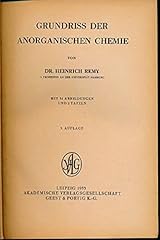 Grundriss anorganischen chemie gebraucht kaufen  Wird an jeden Ort in Deutschland