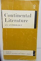 Continental literature antholo for sale  Delivered anywhere in UK