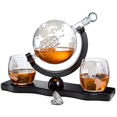 Globe whiskey decanter for sale  Delivered anywhere in USA 