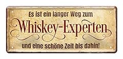Blechschild whiskey experten gebraucht kaufen  Wird an jeden Ort in Deutschland