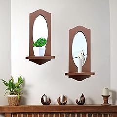 Wood mirrored candle for sale  Delivered anywhere in USA 