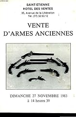 Enchères armes anciennes d'occasion  Livré partout en France