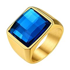 Men blue sapphire for sale  Delivered anywhere in UK