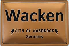 Deko7 blechschild wacken gebraucht kaufen  Wird an jeden Ort in Deutschland