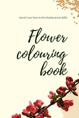 Flower colouring book for sale  Delivered anywhere in UK
