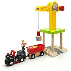 Wooden crane toy for sale  Delivered anywhere in USA 