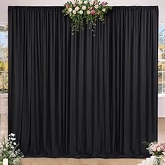 Black backdrop curtains for sale  Delivered anywhere in USA 