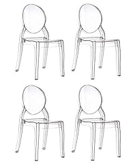 Set sedie policarbonato usato  Spedito ovunque in Italia 