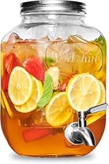 Glass drink dispenser for sale  Delivered anywhere in UK