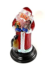 Old World Christmas Santa with Penguin Pals, 11" Santa for sale  Delivered anywhere in USA 