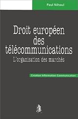 Droit europeen telecommunicati d'occasion  Livré partout en Belgiqu