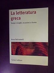 Letteratura greca. tempi usato  Spedito ovunque in Italia 