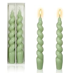 Taper candle green for sale  Delivered anywhere in USA 