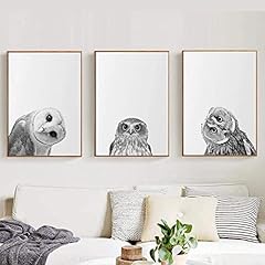 Owl canvas wall for sale  Delivered anywhere in USA 