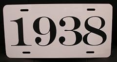 1938 yearmetal license for sale  Delivered anywhere in USA 