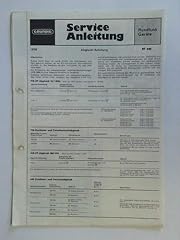 Grundig service anleitung usato  Spedito ovunque in Italia 