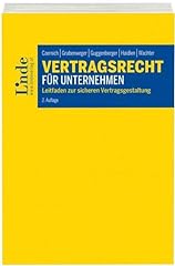 Vertragsrecht unternehmen leit gebraucht kaufen  Wird an jeden Ort in Deutschland