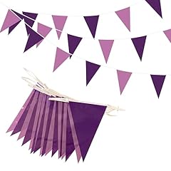 30m purple bunting for sale  Delivered anywhere in UK