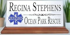 Paramedic name plate for sale  Delivered anywhere in USA 