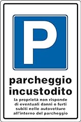 Cartello segnaletico parcheggi usato  Spedito ovunque in Italia 