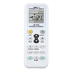Used, Universal Air Conditioner Remote Control LCD A/C Conditioning for sale  Delivered anywhere in USA 