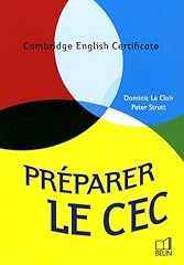 Préparer cec cambridge d'occasion  Livré partout en Belgiqu