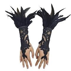 Black feather long for sale  Delivered anywhere in UK