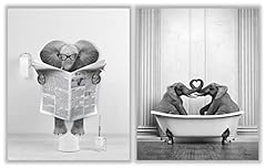 Funny bathroom elephant for sale  Delivered anywhere in USA 