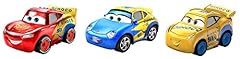 Disney Pixar Cars Mini Racers, Assortimento da 3 Macchinine, Giocattolo per Bambini 3+ anni, GKG01, modelli /colori assortiti, usato usato  Spedito ovunque in Italia 
