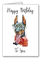 Doberman dog birthday for sale  Delivered anywhere in Ireland