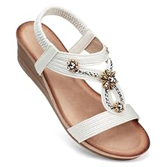 Shibever white wedge for sale  Delivered anywhere in USA 