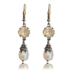 Vintage leverback earrings for sale  Delivered anywhere in USA 