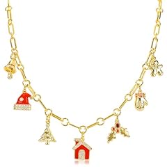 Gold christmas charm for sale  Delivered anywhere in USA 