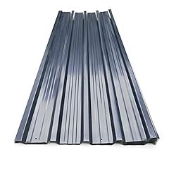 EliteKoopers 12Pcs Grey Corrugated Roofing Metal Cladding for sale  Delivered anywhere in Ireland