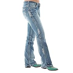Cffvdiz embroidered bootcut for sale  Delivered anywhere in USA 