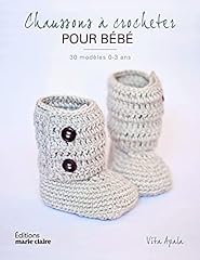 Chaussons crocheter bébé d'occasion  Livré partout en France