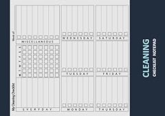 Cleaning checklist notepad for sale  Delivered anywhere in USA 