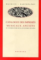 Catalogue imprimes musicaux d'occasion Catalogue imprimes musicaux d'occasion  Livré partout en France